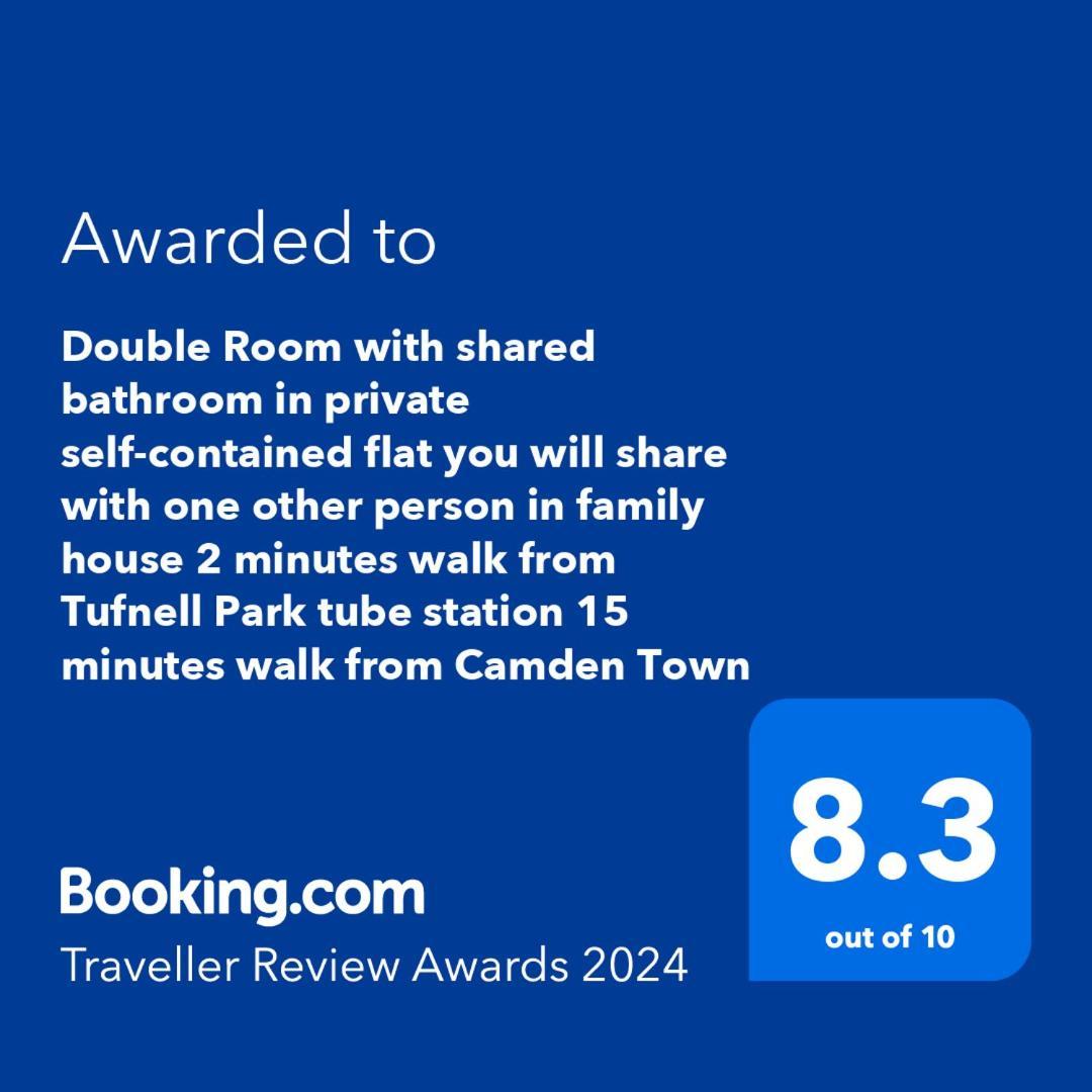 Self-Contained Flat On The 2Nd Floor You Will Share With One Other Guest, In A Family House 2 Minutes Walk From Tufnell Park Station 2Nd Floor With Stairs Londyn Zewnętrze zdjęcie